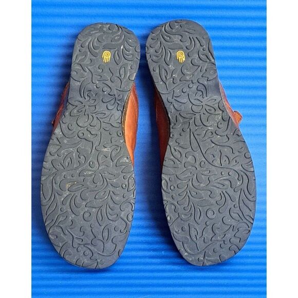 Teva Womens Round Toe Slip On Buckle Slide Mules Brown Size US 6 - Picture 8 of 12